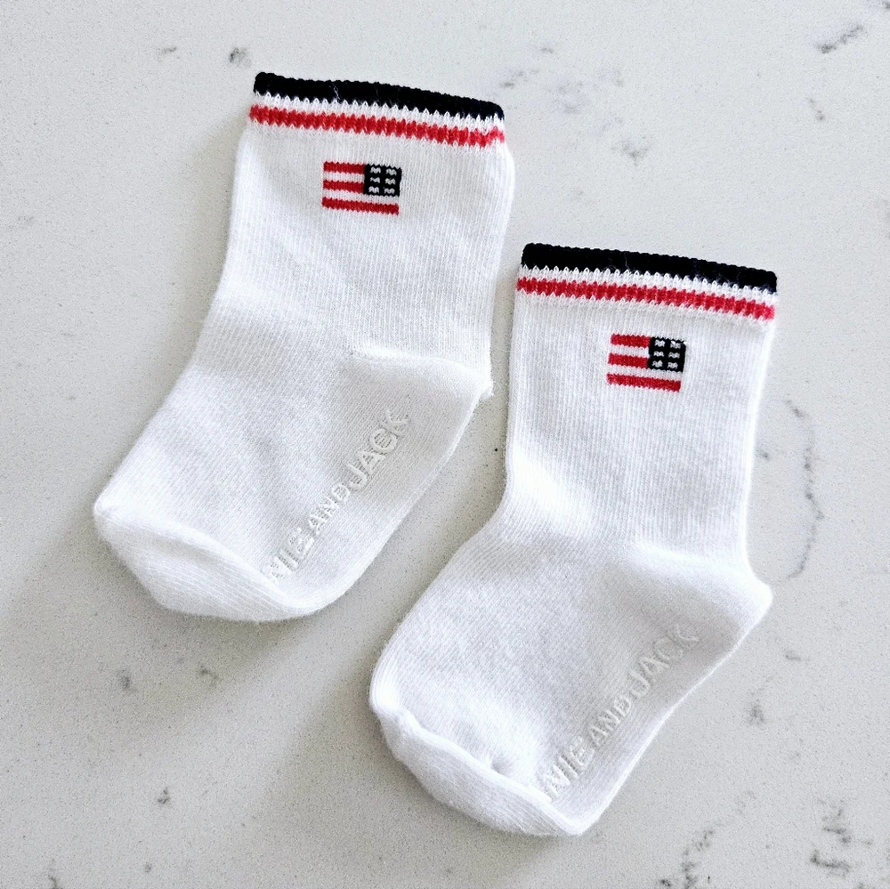 Janie and Jack Patriotic Baby Socks